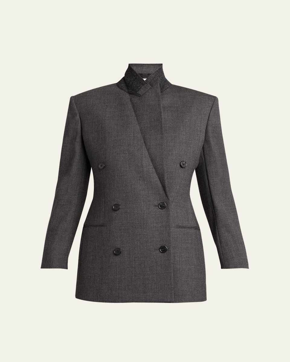 Franny Double-Breasted Wool Jacket